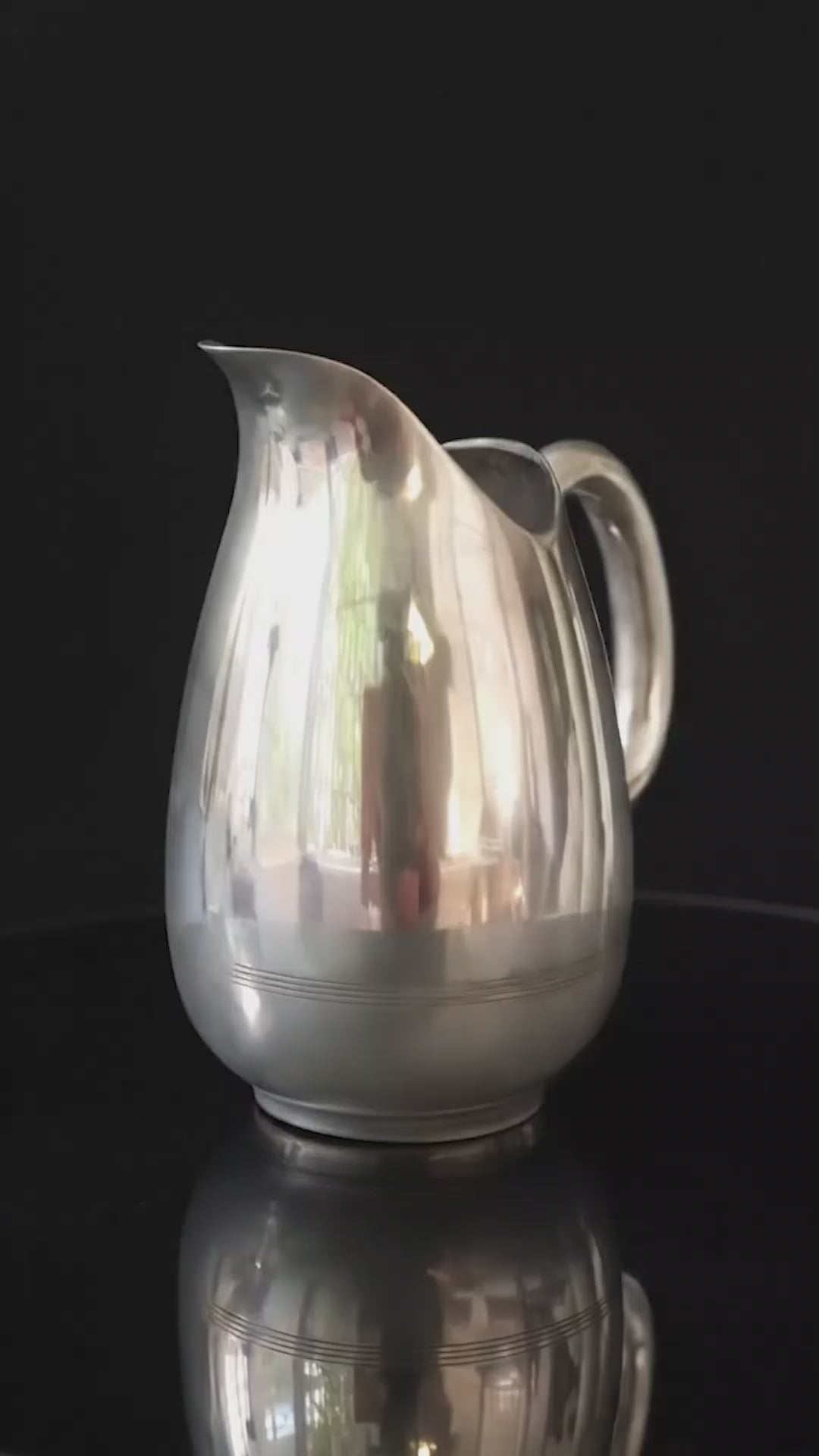 Vintage Italian silver plated pitcher,