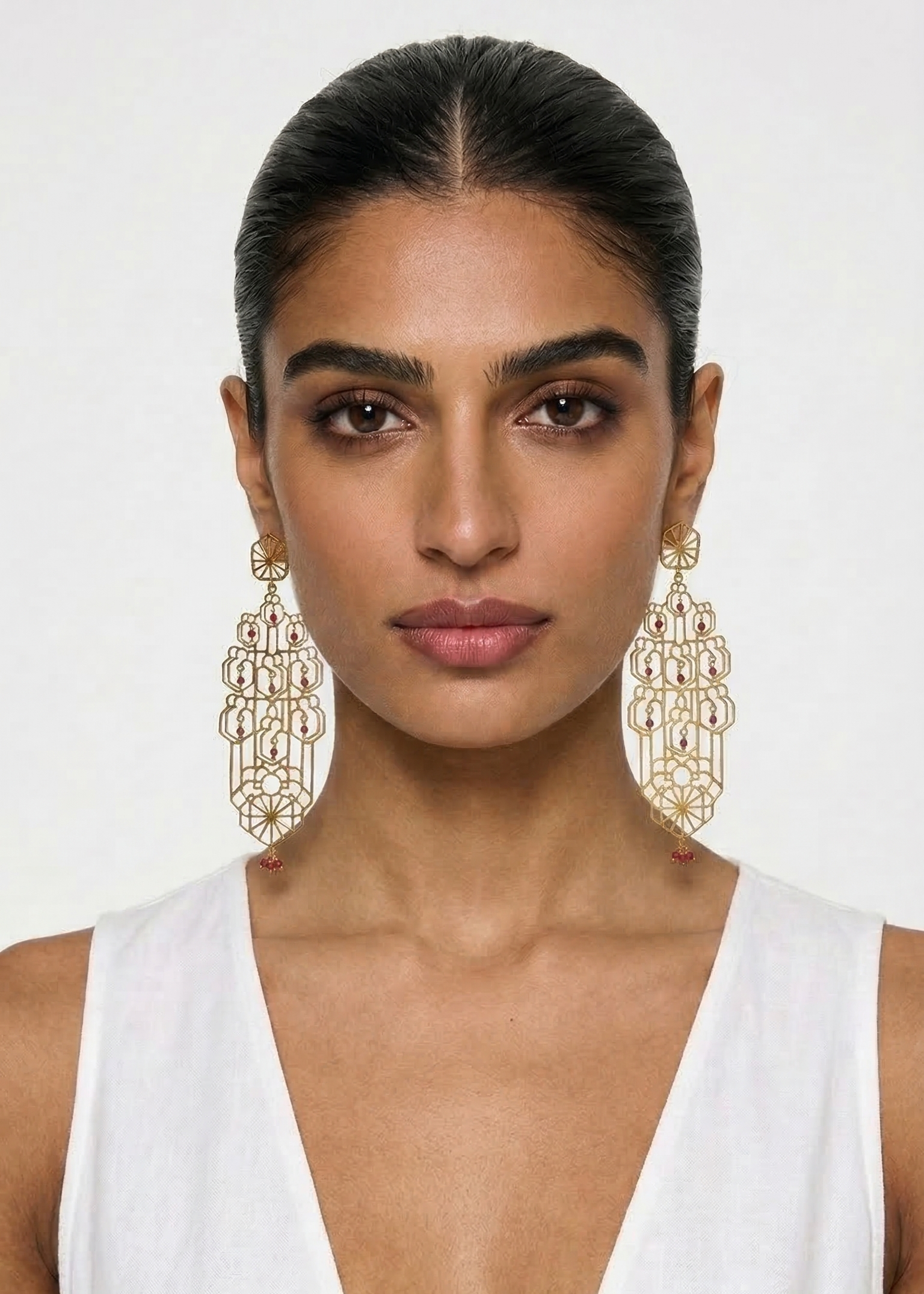 statement chandelier earrings by indian jewellery designer