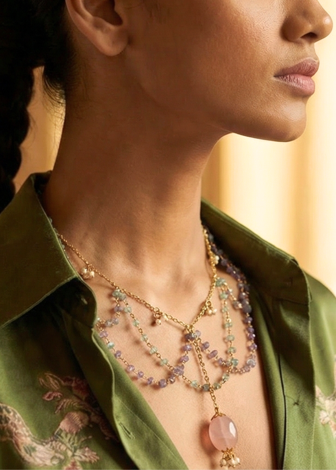 statement designer necklace indian jewellery 