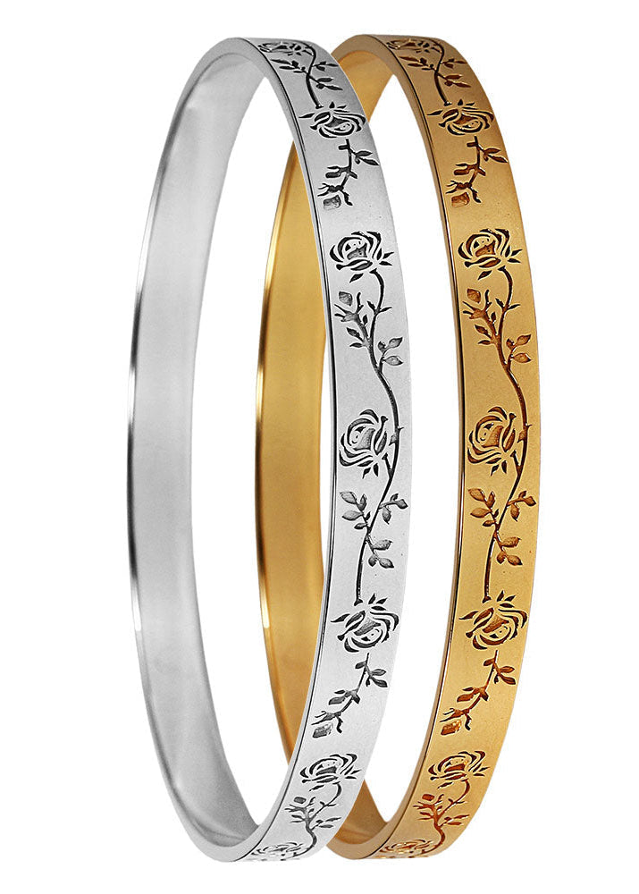 Custom Made Engraved Name Word Mantra Bangle in sterling silver, 9k gold and 18k gold by Indian Designer Jewellery Artist Eina Ahluwalia