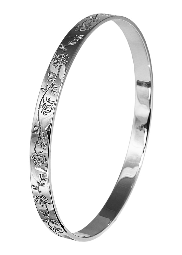 Custom Made Engraved Name Word Mantra Bangle in sterling silver, 9k gold and 18k gold by Indian Designer Jewellery Artist Eina Ahluwalia