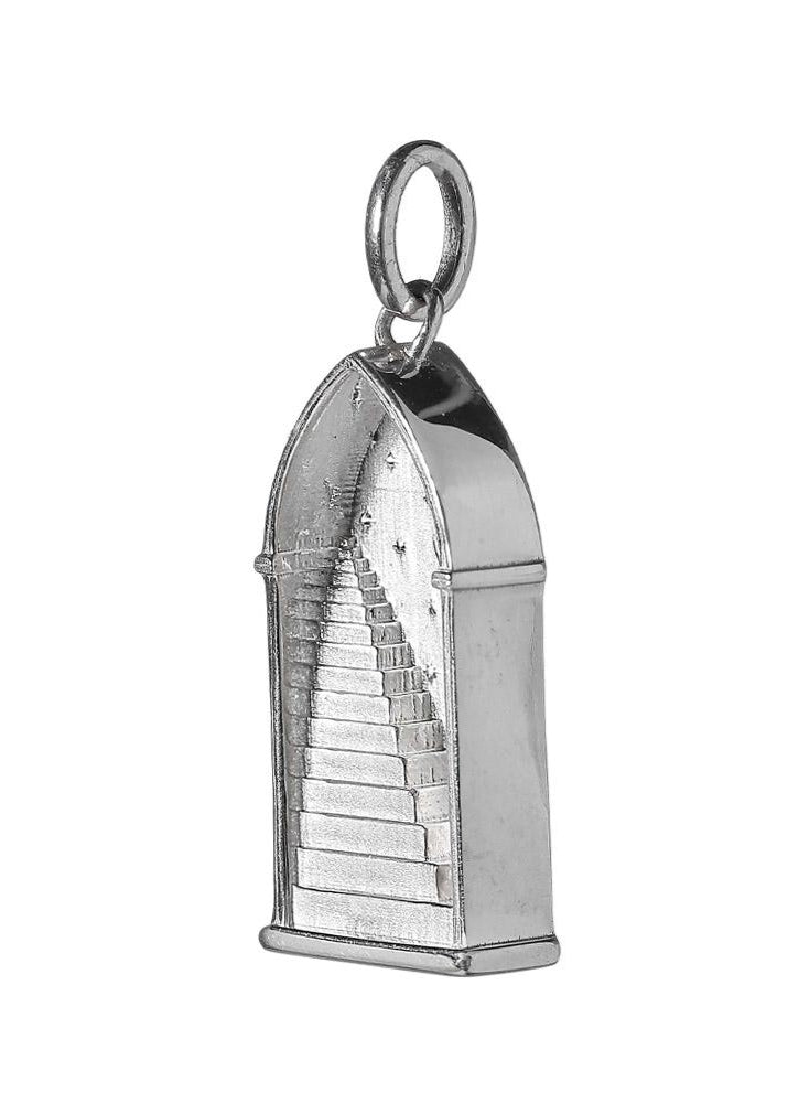 Portal Sterling Silver Engraved Pendant with Chain for Gifting by Indian Jewellery Designer EINA