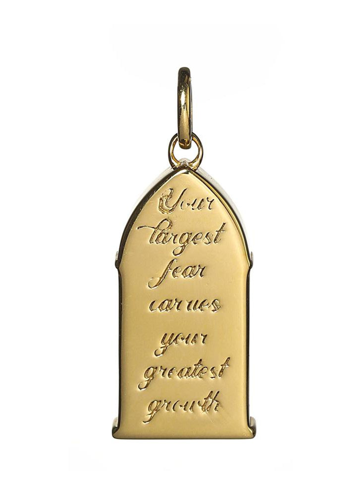 Portal Sterling Silver Engraved Pendant with Chain for Gifting by Indian Jewellery Designer EINA