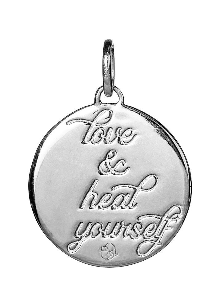 Custom EINA Reversible Love & Heal Yourself Pendant